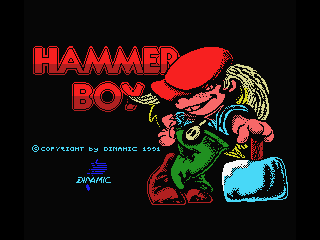 Hammer Boy screenshot 2 for MSX